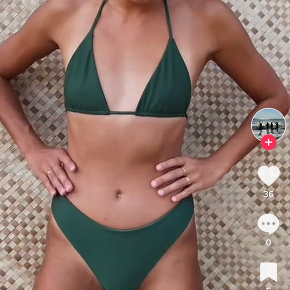 Triangle Bikini Top Maoi Swim - Picture 2 of 4